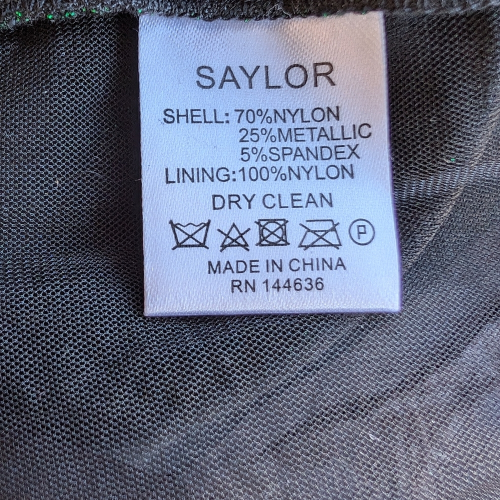 SAYLOR One-Shoulder Emerald Green Feather-Hem Dress - Picture 14 of 14